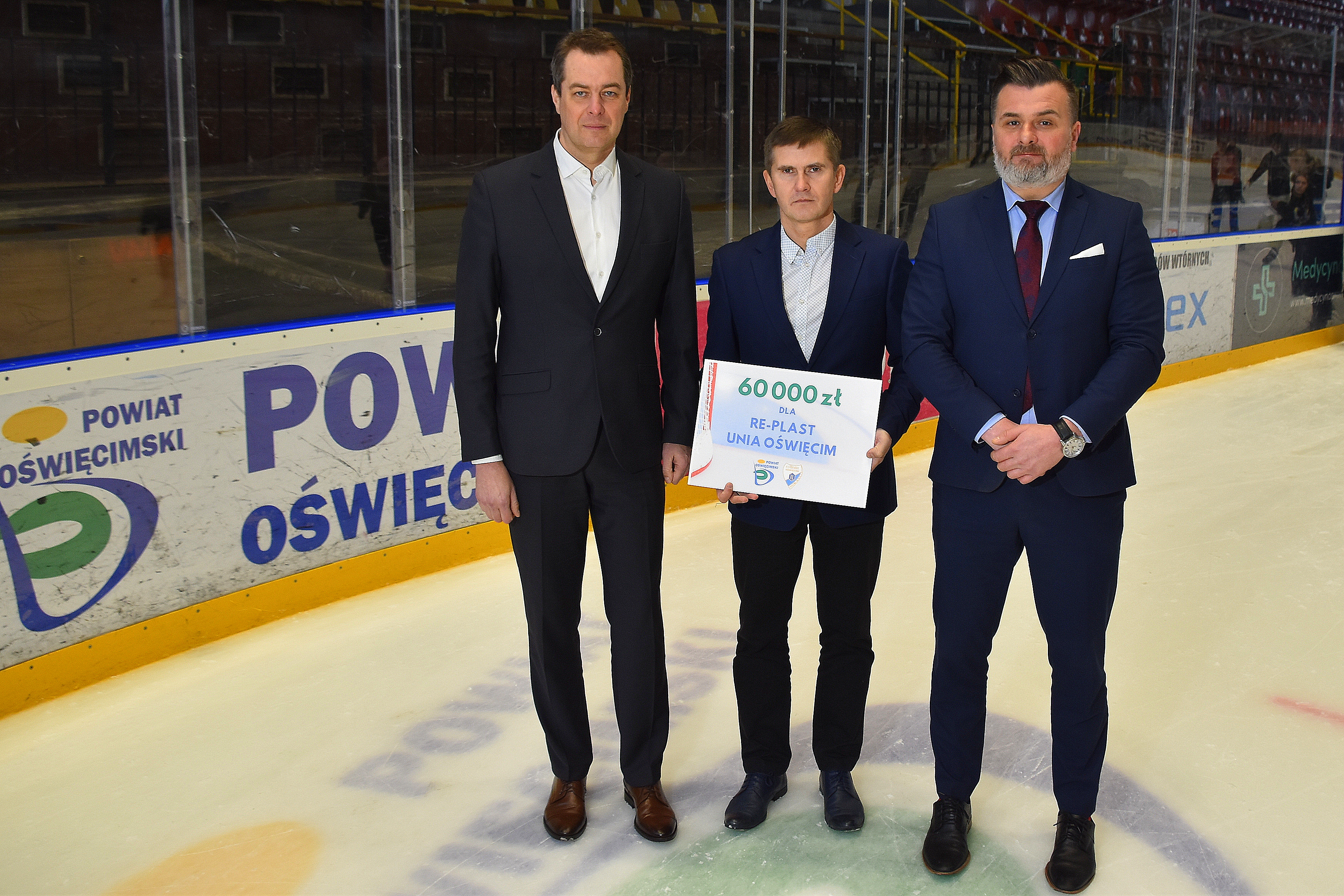 Powiat Oświęcimski ponownie wsparł finansowo biało-niebieskich