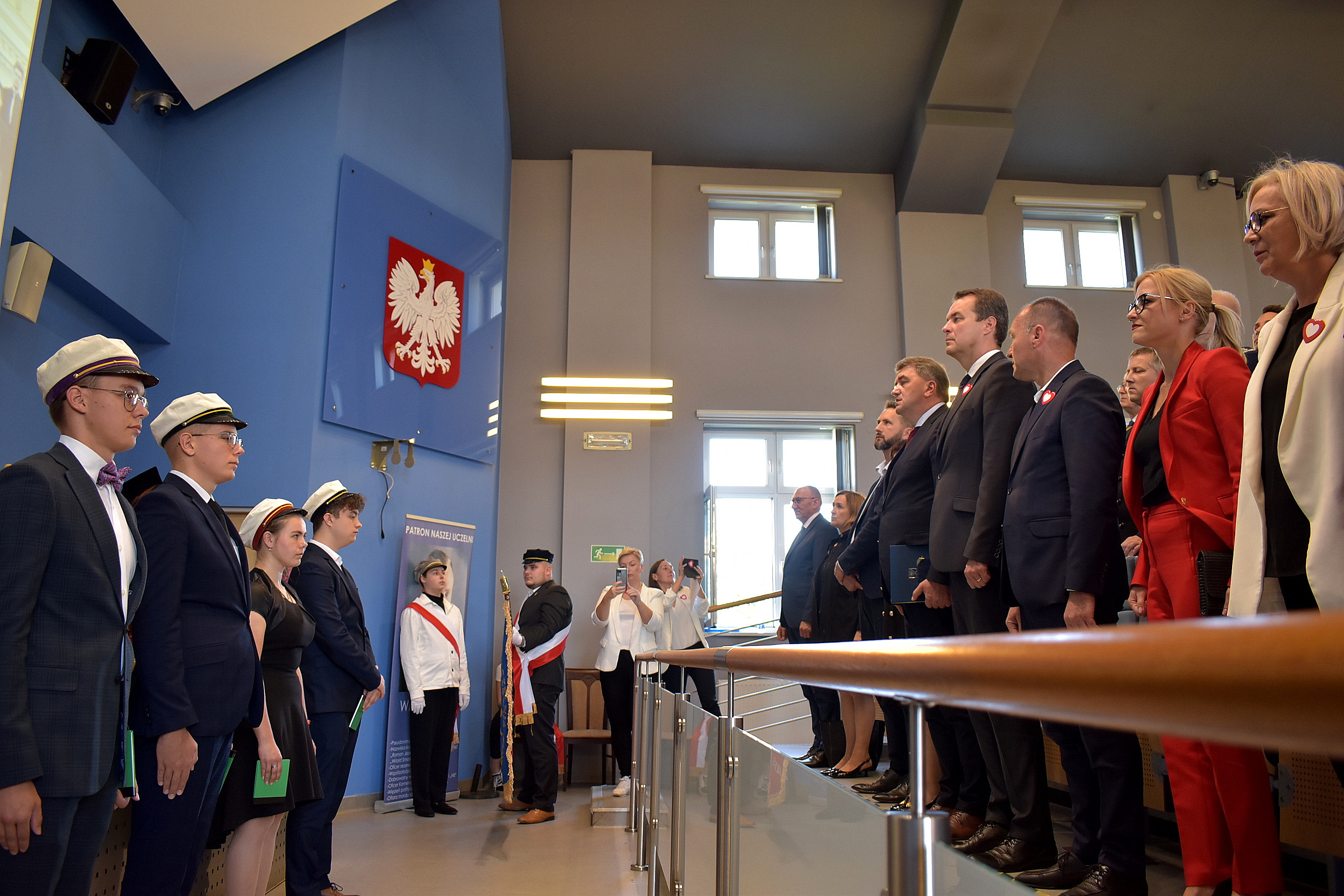 Ślubowanie studentów pierwszego roku w obecności zaproszonych gości