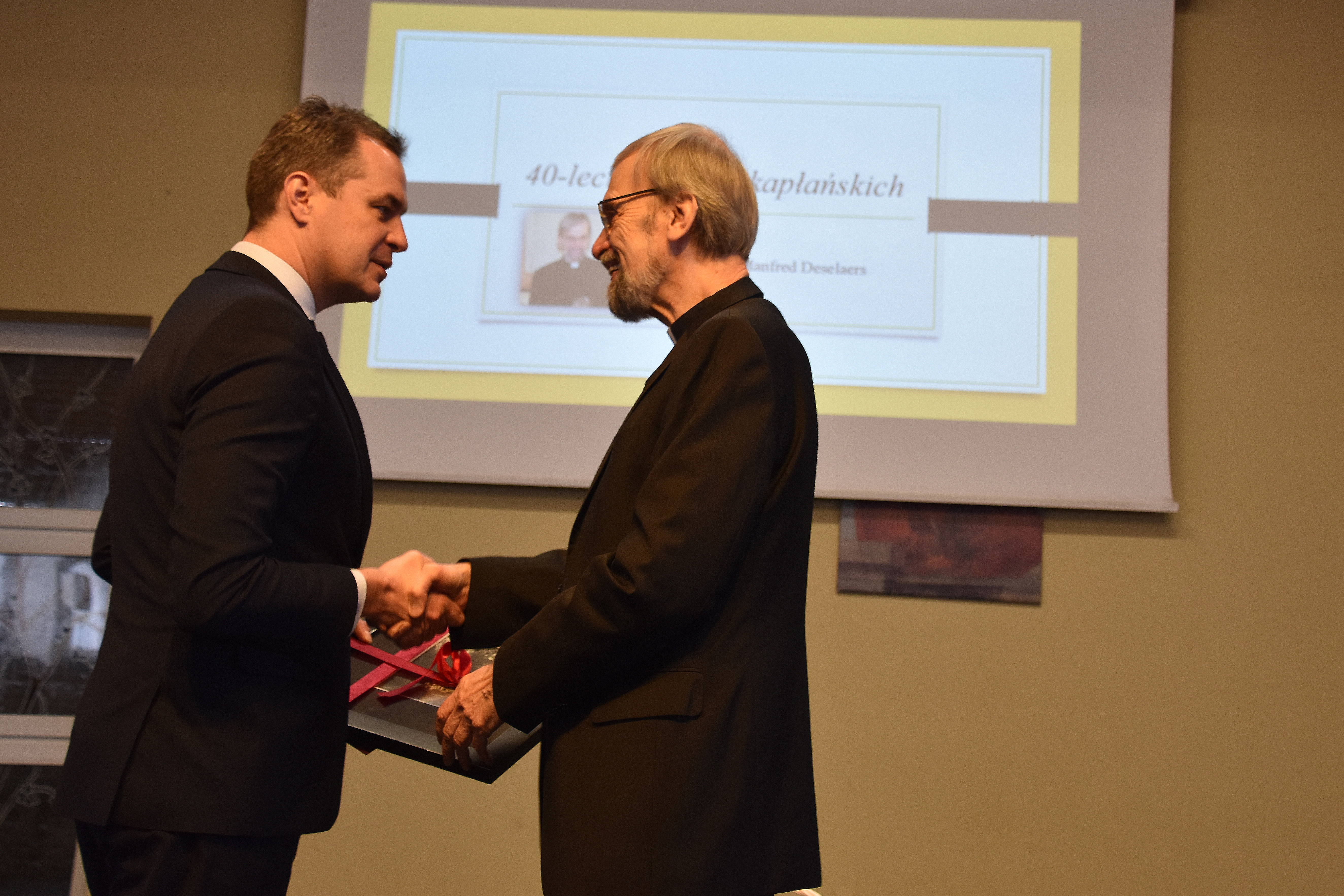 Podziękowania i życzenia dla ks. Manfreda Deselaersa