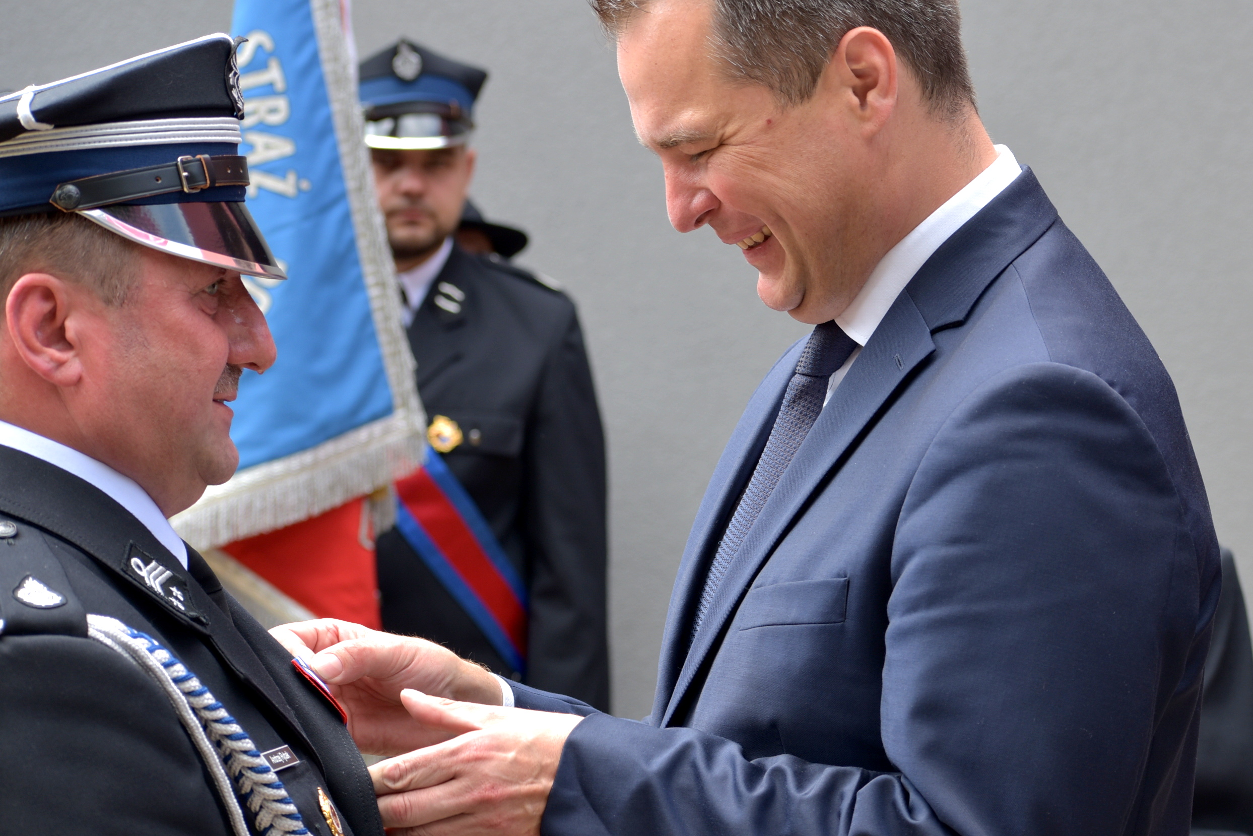 Starosta odznacza prezesa OSP w Gorzowie
