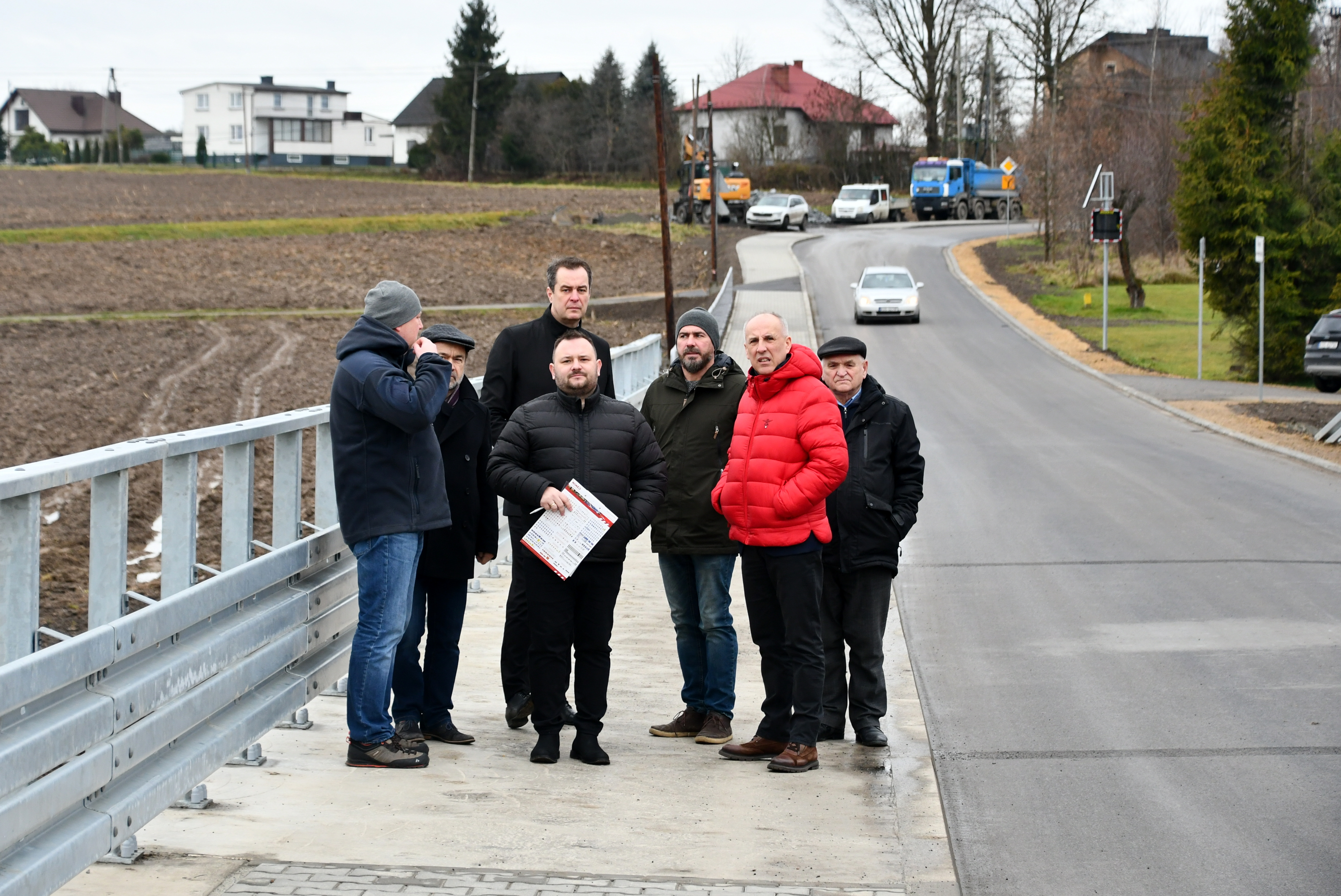 Plansza z napisem Kronika Powiatu Oświęcimskiego grudzień 2024 r.