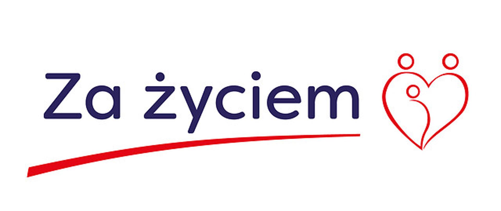 Grafika programu rządowego "Za życiem"