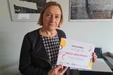 Teresa Jankowska z podziękowaniami od organizatorów