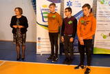 Teresa Jankowska w otoczeniu laureatów konkursu.
