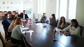 Obraz główny aktualności o tytule Jesienią o zimie. Obradował Powiatowy Zespół Zarządzania Kryzysowego 