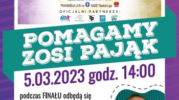Obraz główny aktualności o tytule Finał koszykarskich zmagań ze szczytnym celem 