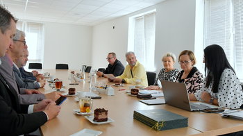 Obraz główny aktualności o tytule Ostatnie posiedzenie Powiatowej Rady Rynku Pracy 