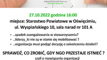 Obraz główny aktualności o tytule Są jeszcze wolne miejsca na to szkolenie 