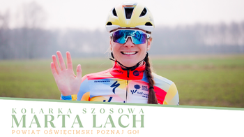 Obraz główny aktualności o tytule Wygrała wyścig na rowerze z komunii, a potem pojechała na Olimpiadę 