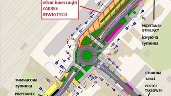 Obraz główny aktualności o tytule 26 kwietnia zostanie zamknięty plac przed dworcem PKP w Oświęcimiu 