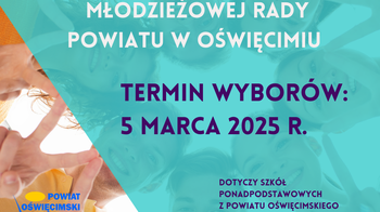 Obraz główny aktualności o tytule Wybory do Młodzieżowej Rady Powiatu w Oświęcimiu 