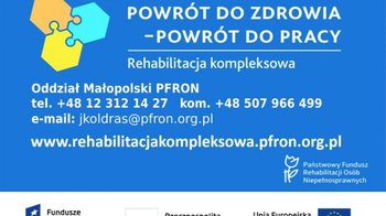 Obraz główny aktualności o tytule Powrót do zdrowia i do pracy. Program aktywizujący PFRON-u 