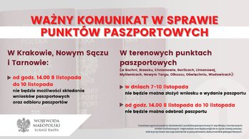 Obraz główny aktualności o tytule Ograniczenia w punktach paszportowych 