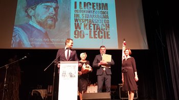 Obraz główny aktualności o tytule 90. urodziny powiatowego „Wyspiana” 