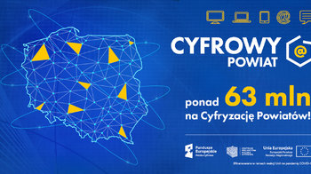 Obraz główny aktualności o tytule Cyfrowy Powiat Oświęcimski 