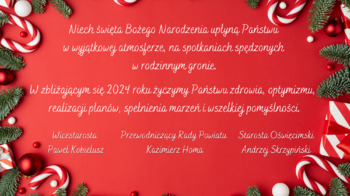 Obraz główny aktualności o tytule Życzenia świąteczno-noworoczne 